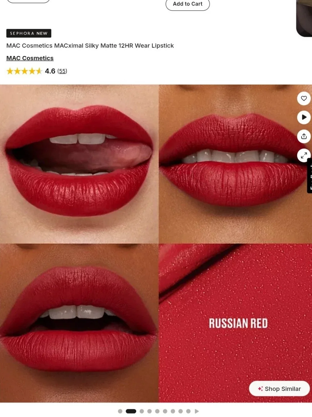 MAC Cosmetics Matte Lipstick - Bold Red